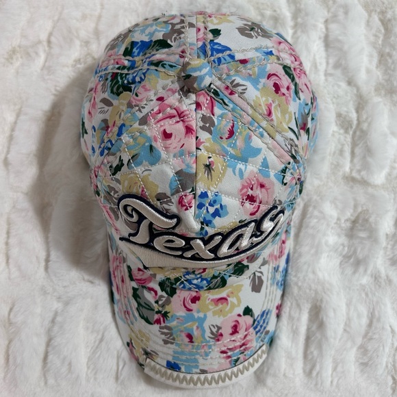 Robin Ruth Texas Floral Baseball Cap - Picture 5 of 11